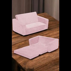 Serta Perfect Convertible Sleeper Extra Wide Pink